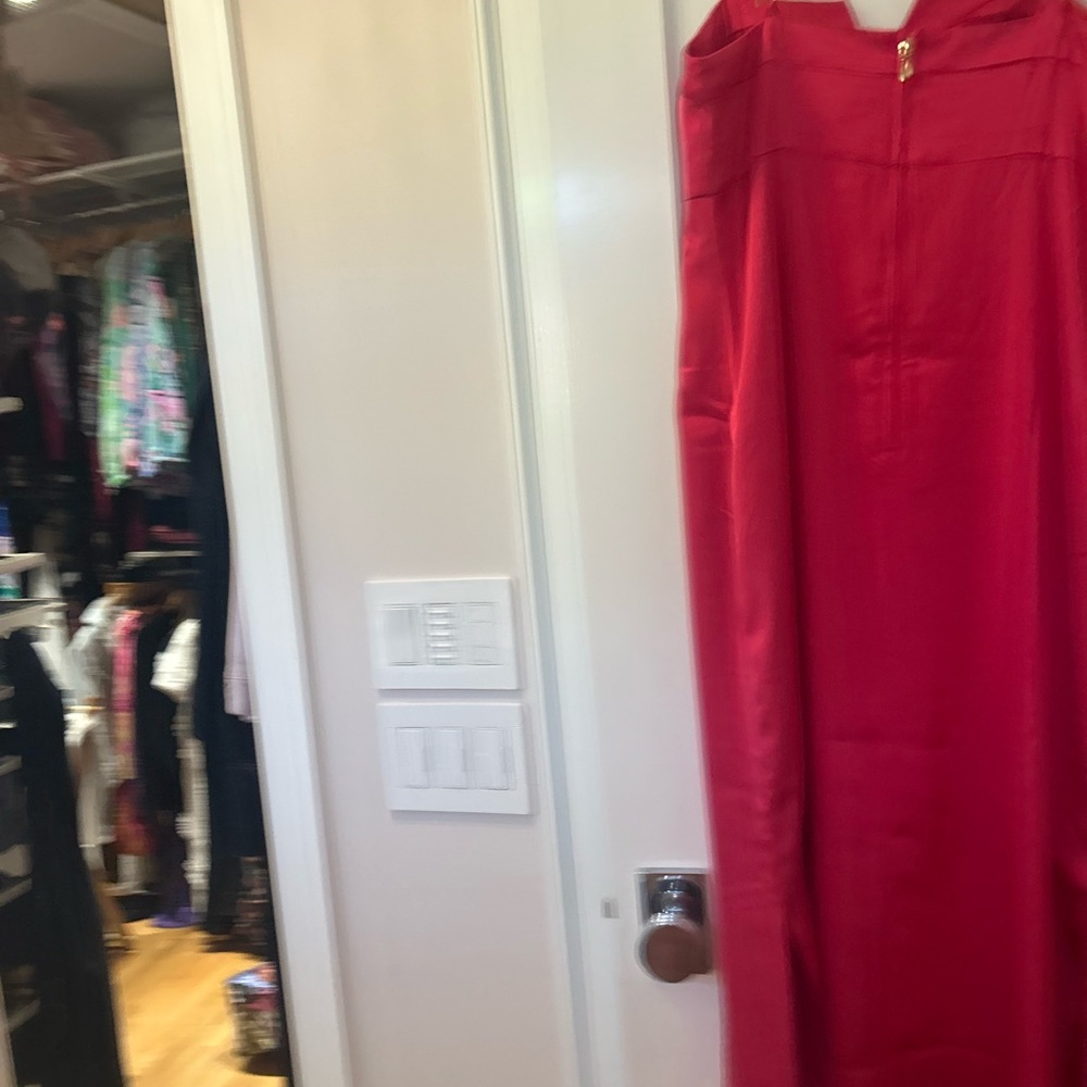 Lilly Pulitzer Jean Maxi Dress in Raspberry Rouge. Size 4. NWT - Picture 15 of 16